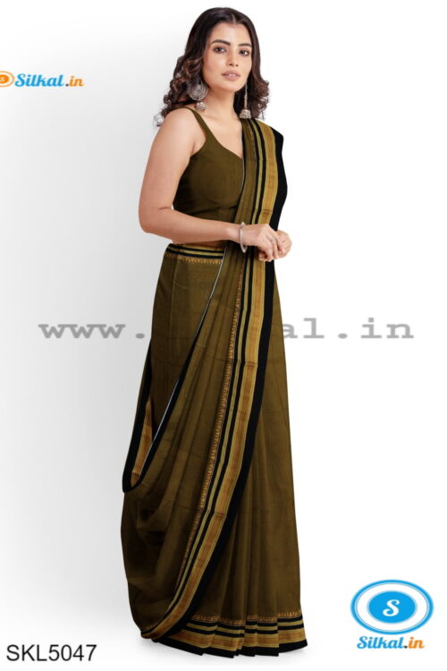 ILKAL PLAIN MASRISE COTTON SAREE