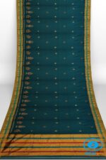 ILKAL SILK BY COTTON KASUTI WORK PATTI PALLU SAREE