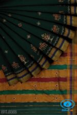 ILKAL SILK BY COTTON KASUTI WORK PATTI PALLU SAREE
