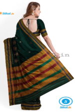 ILKAL SILK BY COTTON KASUTI WORK PATTI PALLU SAREE