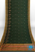 ILKAL SILK BY COTTON KASUTI WORK PATTI PALLU SAREE