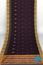 ILKAL SILK BY COTTON TWO TONE KASUTI WORK SAREE