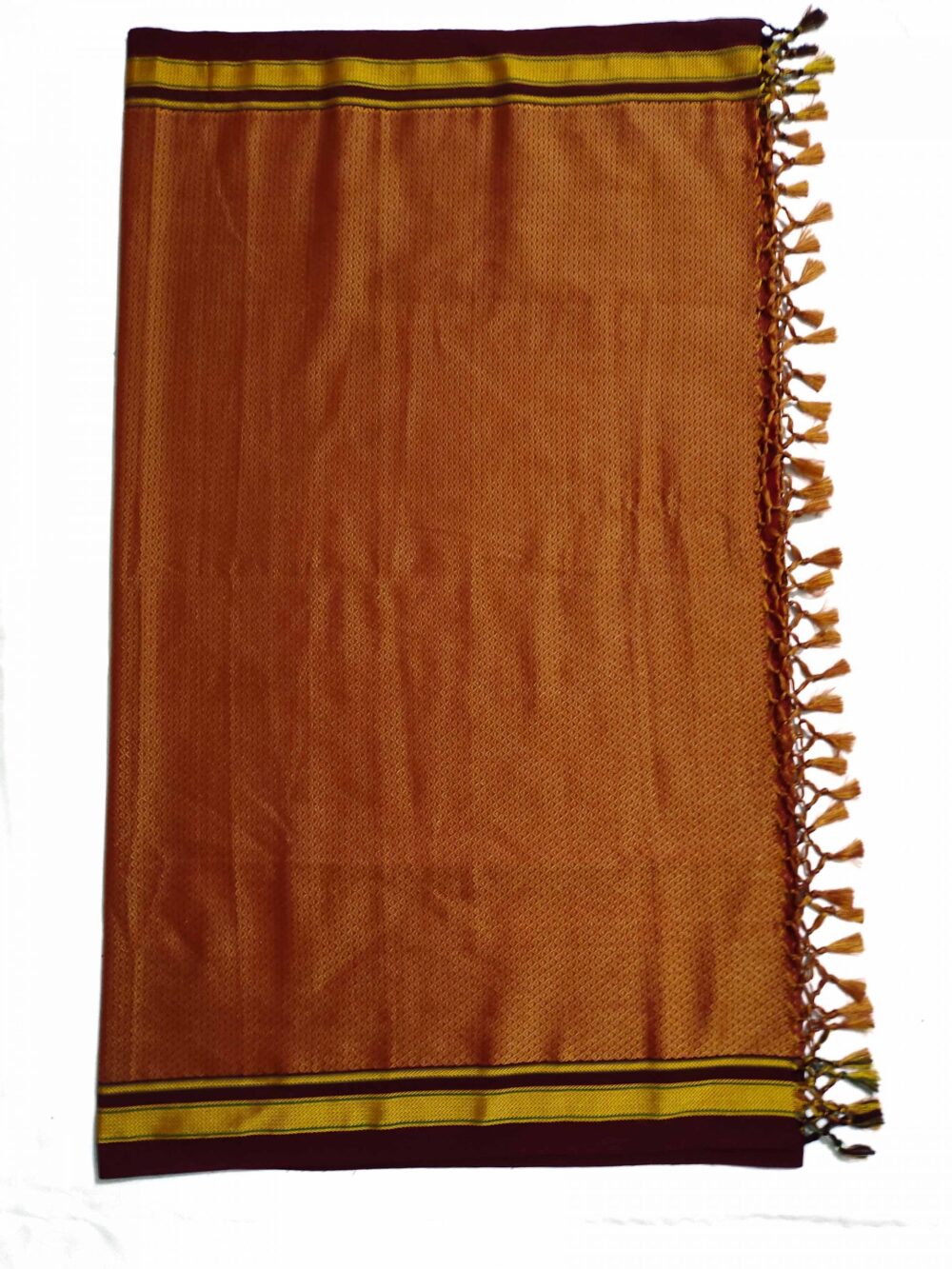 GULEDGUDDA KHANA COTTON DUPPATTA WITH TASSELS
