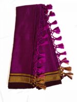 GULEDGUDDA KHANA COTTON DUPPATTA WITH TASSELS