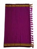 GULEDGUDDA KHANA COTTON DUPPATTA WITH TASSELS