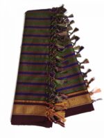 GULEDGUDDA KHANA COTTON DUPPATTA WITH TASSELS