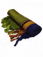 GULEDGUDDA KHANA COTTON DUPPATTA WITH TASSELS