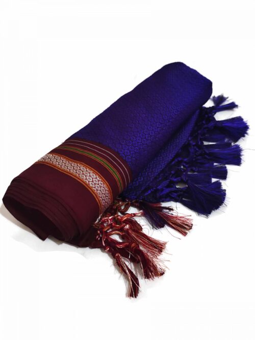 GULEDGUDDA KHANA COTTON DUPPATTA WITH TASSELS