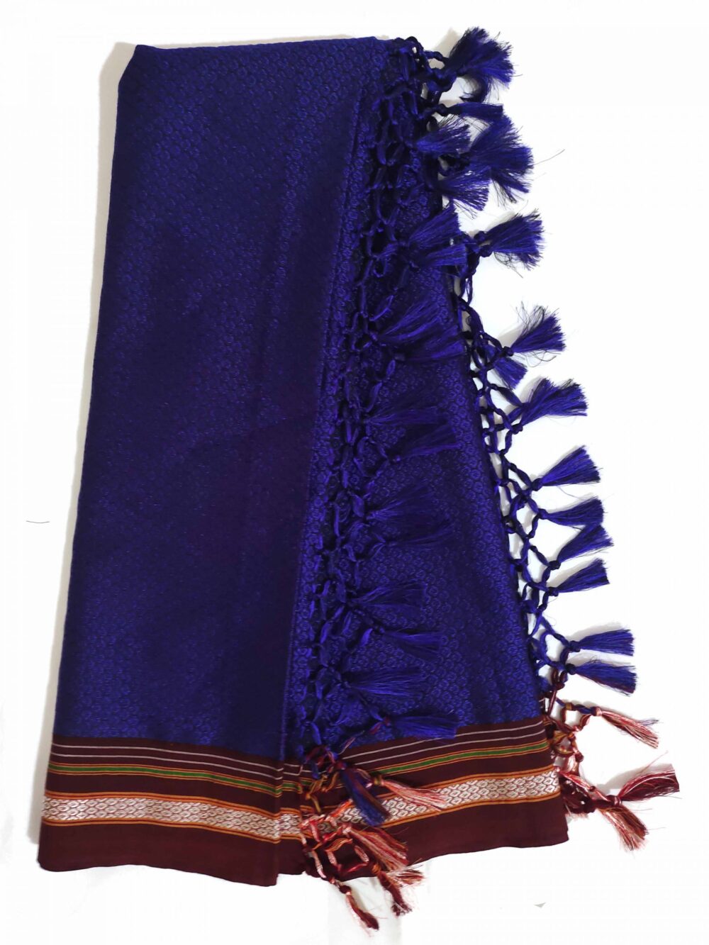 GULEDGUDDA KHANA COTTON DUPPATTA WITH TASSELS