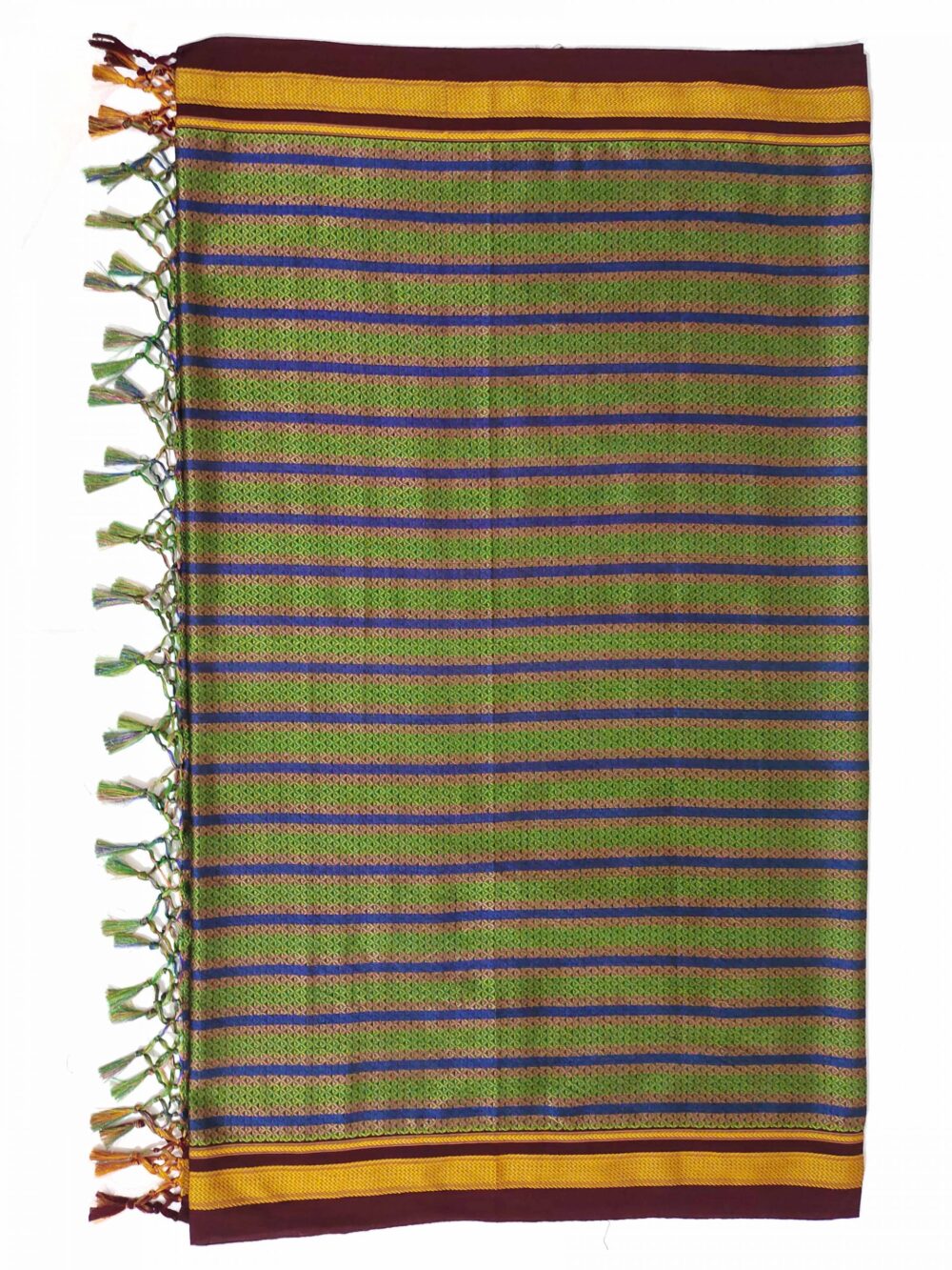 GULEDGUDDA KHANA COTTON DUPPATTA WITH TASSELS