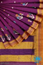 ILKAL SILK SAREE WITH KASUTI WORK
