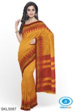 ILKAL EMBOZ SAREE WITH TEMPLE BORDER