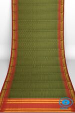 ILKAL EMBOZ SAREE WITH TEMPLE BORDER