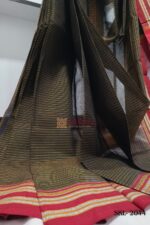ILKAL VISCOSE SILK KADDI SAREE WITH GOMI BORDER