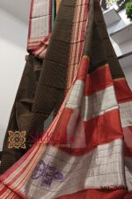 ILKAL VISCOSE SILK KADDI SAREE WITH GOMI BORDER