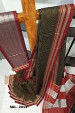 ILKAL VISCOSE SILK KADDI SAREE WITH GOMI BORDER