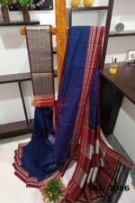 ILKAL VISCOSE SILK KADDI SAREE WITH GOMI BORDER