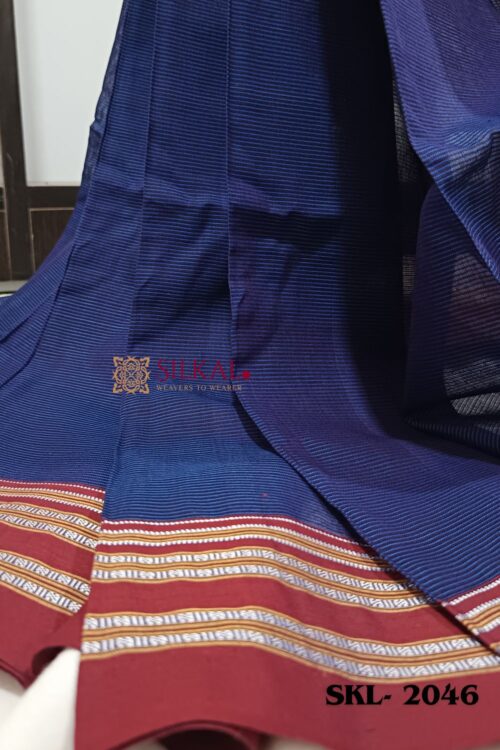 ILKAL VISCOSE SILK KADDI SAREE WITH GOMI BORDER