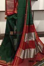ILKAL VISCOSE SILK KADDI SAREE WITH GOMI BORDER