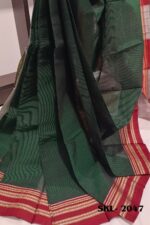 ILKAL VISCOSE SILK KADDI SAREE WITH GOMI BORDER