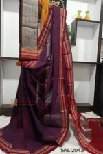 ILKAL VISCOSE SILK KADDI SAREE WITH GOMI BORDER