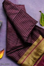 PATTEDA ANCHU PURE COTTON HANDWOVEN SAREE