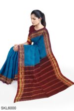 ILKAL SEMI SILK SAREE WITH CHIKKI PARAS BORDER