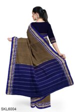 ILKAL SEMI SILK SAREE WITH CHIKKI PARAS BORDER