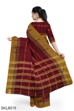 NARAYAN PETH MASRISE COTTON SAREE WITH PATTI PALLU