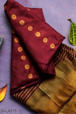 NARAYAN PETH MASRISE COTTON SAREE WITH PATTI PALLU