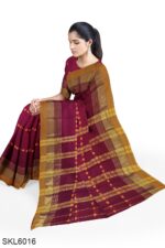 NARAYAN PETH MASRISE COTTON SAREE WITH PATTI PALLU