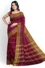 NARAYAN PETH MASRISE COTTON SAREE WITH PATTI PALLU