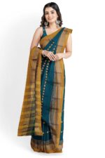 NARAYAN PETH MASRISE COTTON SAREE WITH PATTI PALLU
