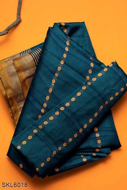 NARAYAN PETH MASRISE COTTON SAREE WITH PATTI PALLU