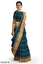 NARAYAN PETH MASRISE COTTON SAREE WITH PATTI PALLU