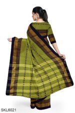 NARAYAN PETH MASRISE COTTON SAREE WITH PATTI PALLU