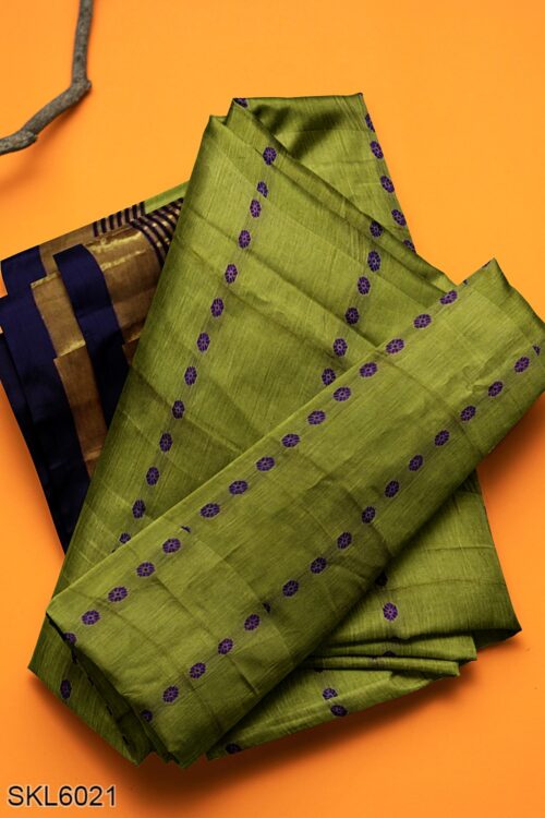NARAYAN PETH MASRISE COTTON SAREE WITH PATTI PALLU