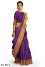 NARAYAN PETH MASRISE COTTON SAREE WITH PATTI PALLU