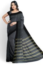 NARAYAN PETH PLAIN MASRISE COTTON SAREE WITH PATTI PALLU