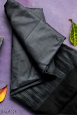 NARAYAN PETH PLAIN MASRISE COTTON SAREE WITH PATTI PALLU