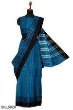 NARAYAN PETH PLAIN MASRISE COTTON SAREE WITH PATTI PALLU