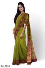 NARAYAN PETH COTTON SAREE WITH GRAND PALLU
