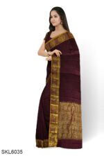 NARAYAN PETH COTTON SAREE WITH GRAND PALLU