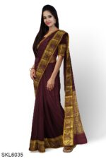 NARAYAN PETH COTTON SAREE WITH GRAND PALLU