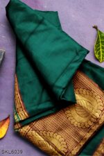 NARAYAN PETH COTTON SAREE WITH GRAND PALLU