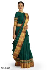 NARAYAN PETH COTTON SAREE WITH GRAND PALLU