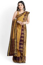 NARAYAN PETH COTTON SAREE WITH GRAND PALLU