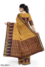 NARAYAN PETH COTTON SAREE WITH GRAND PALLU