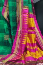 ILKAL HANDLOOM PURE SILK PALLU MERCERIZED COTTON SAREES.