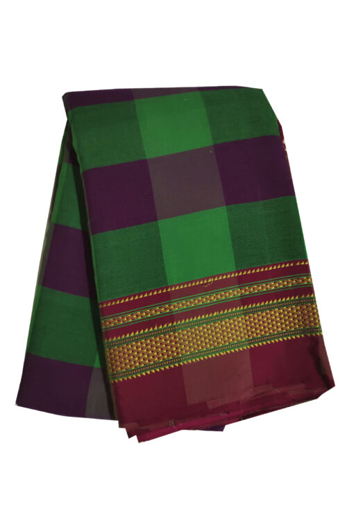 ILKAL HANDLOOM PURE SILK PALLU MERCERIZED COTTON SAREES